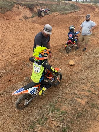 Briggs on race day